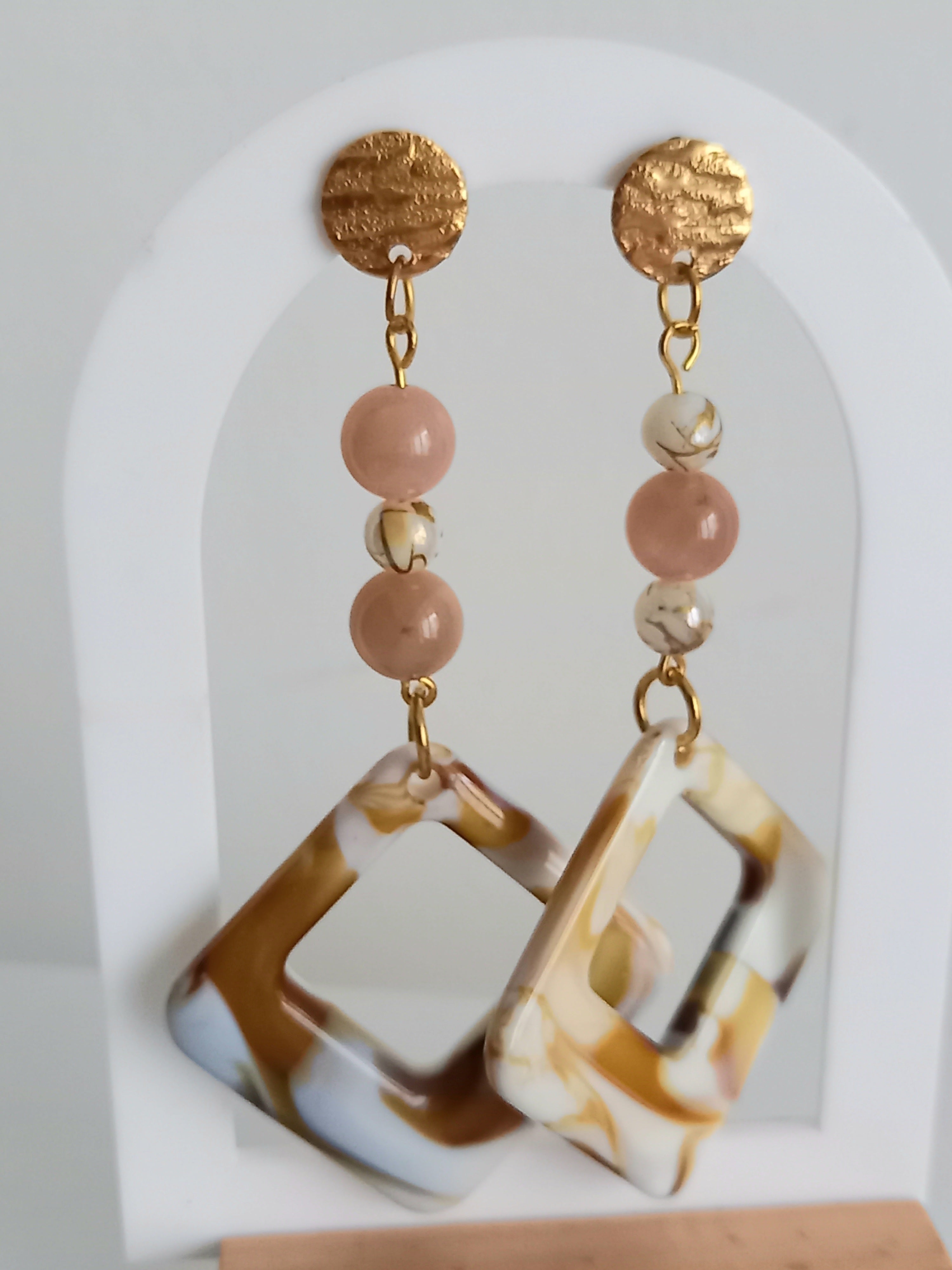 Boucles d'oreilles originales cinna