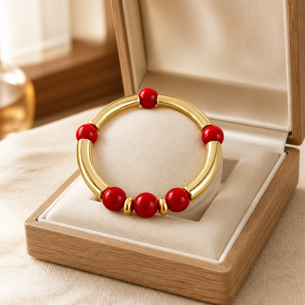 Bracelet élégant verre et lumière