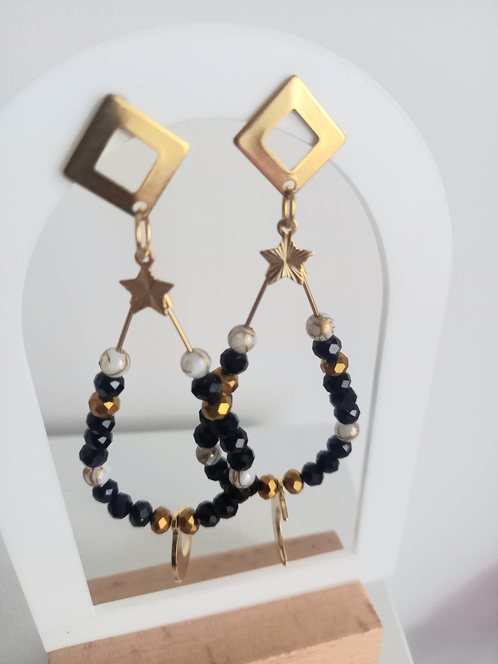 Boucles d'oreilles - Acier inoxydable élégantes soirée