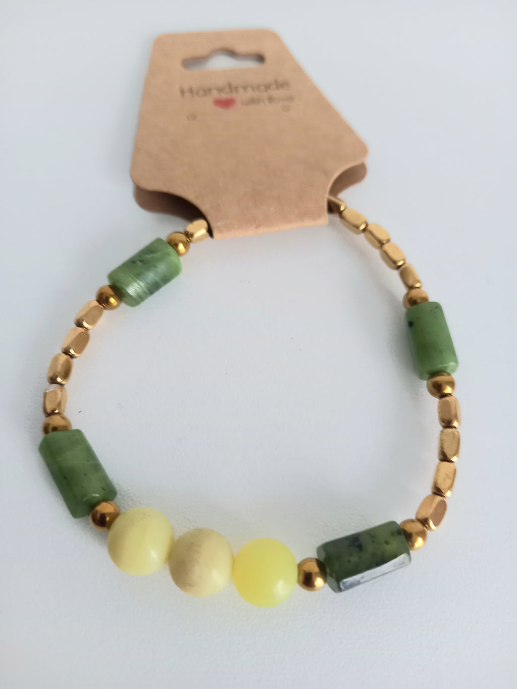 Bracelet lithothérapie jade
