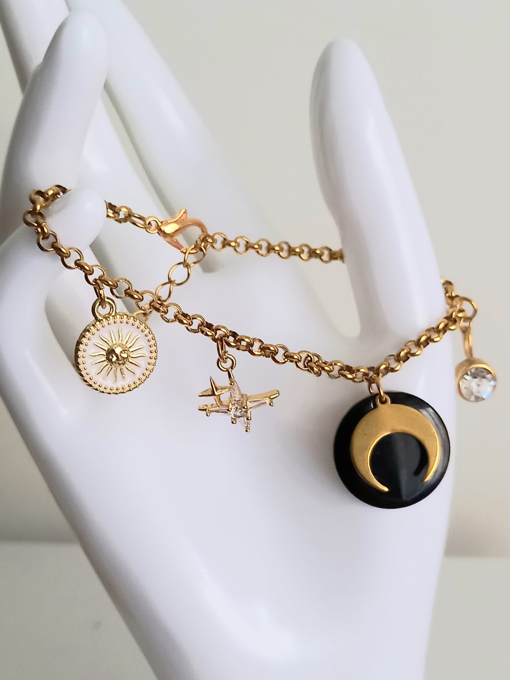 Bracelet acier inoxydable luna