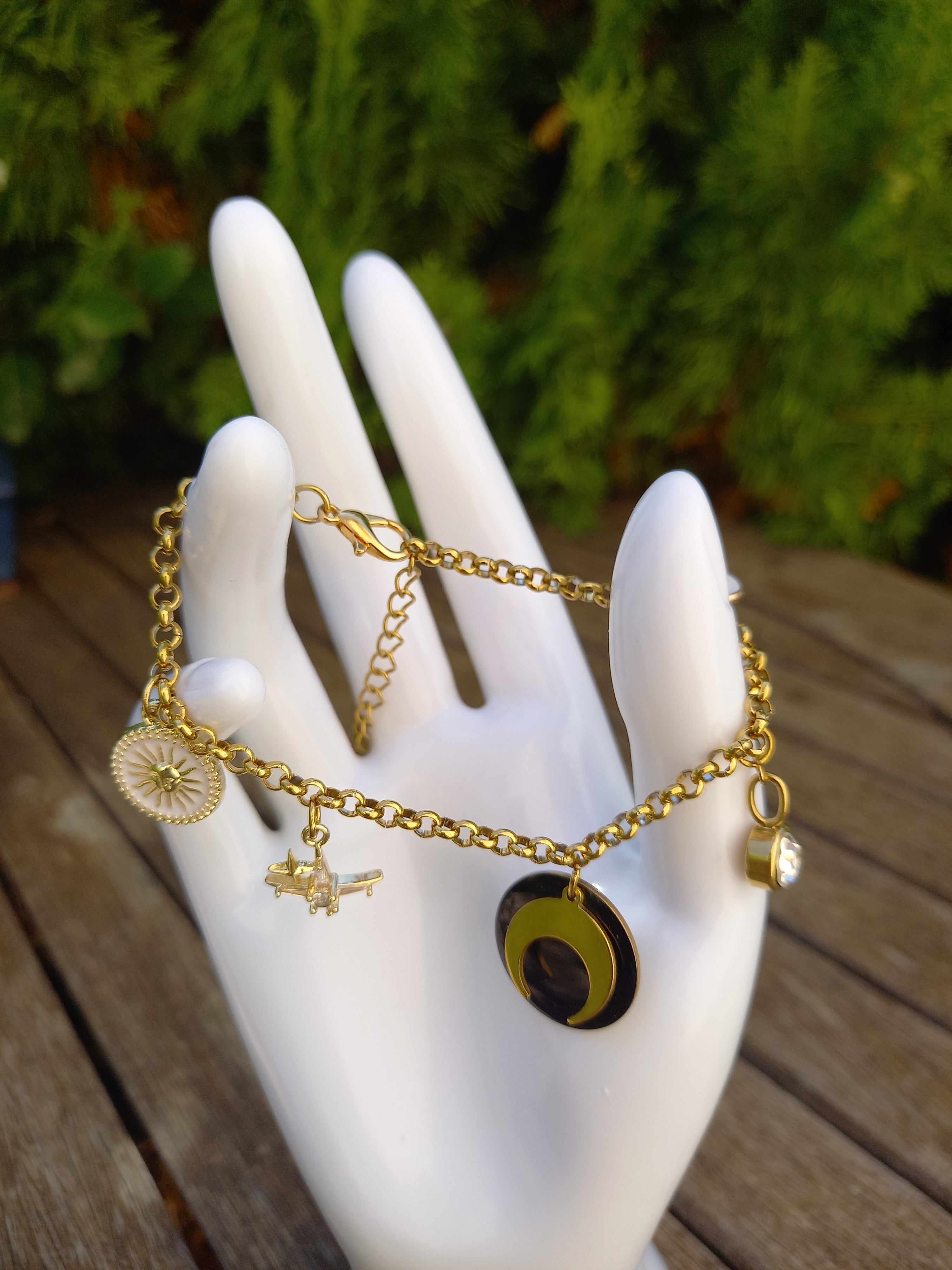 Bracelet acier inoxydable luna