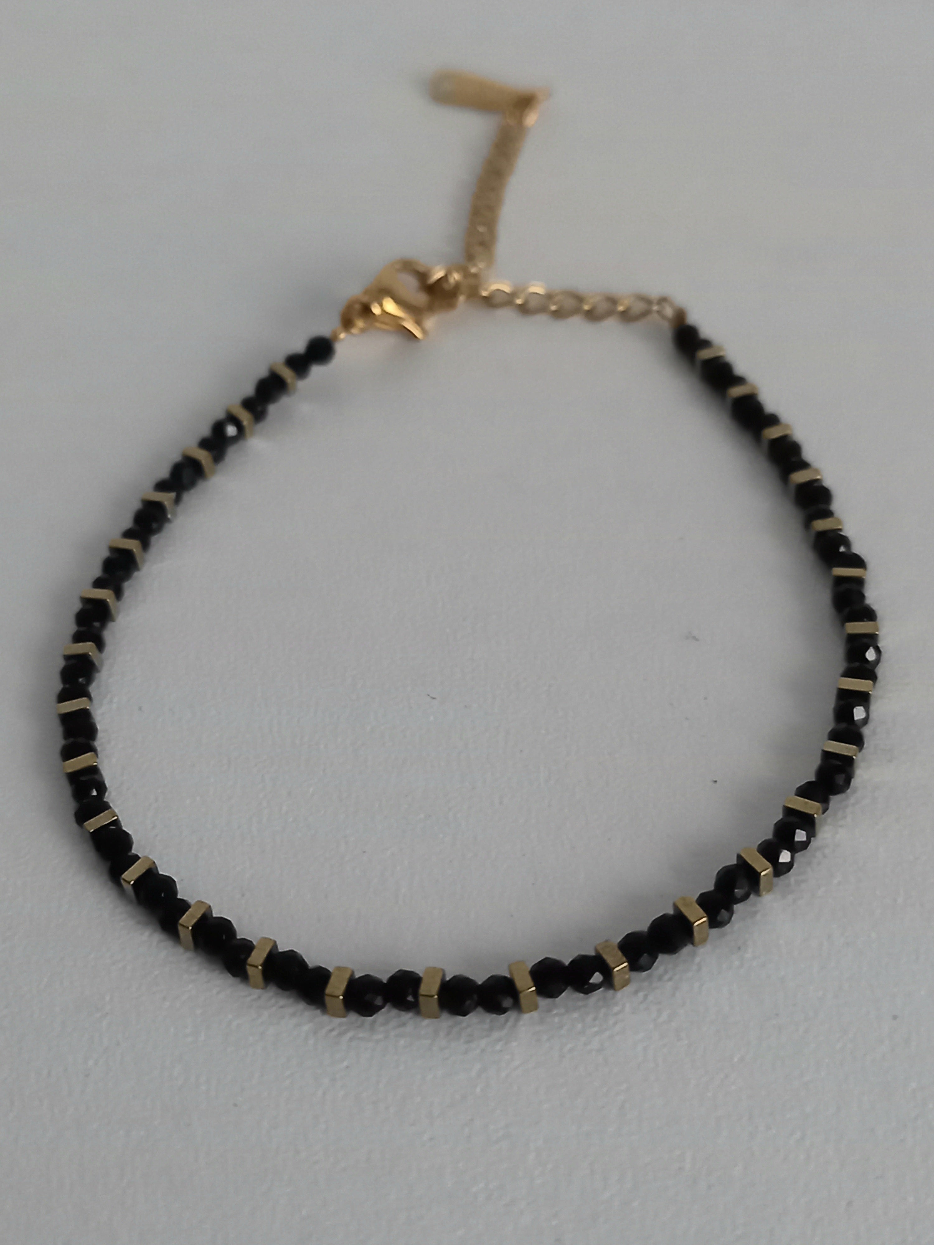 Bracelet acier inoxydable et pierre