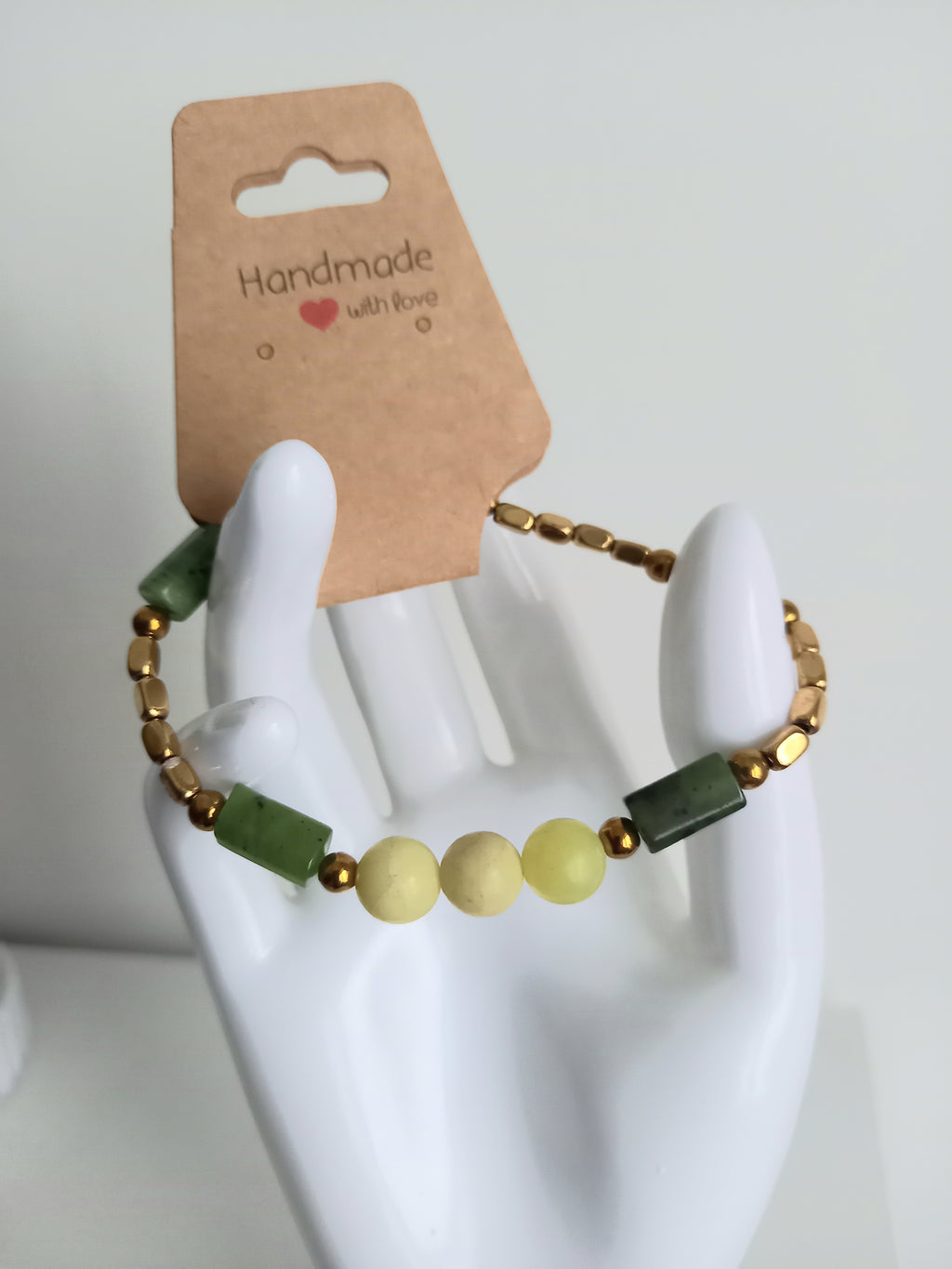 Bracelet lithothérapie jade