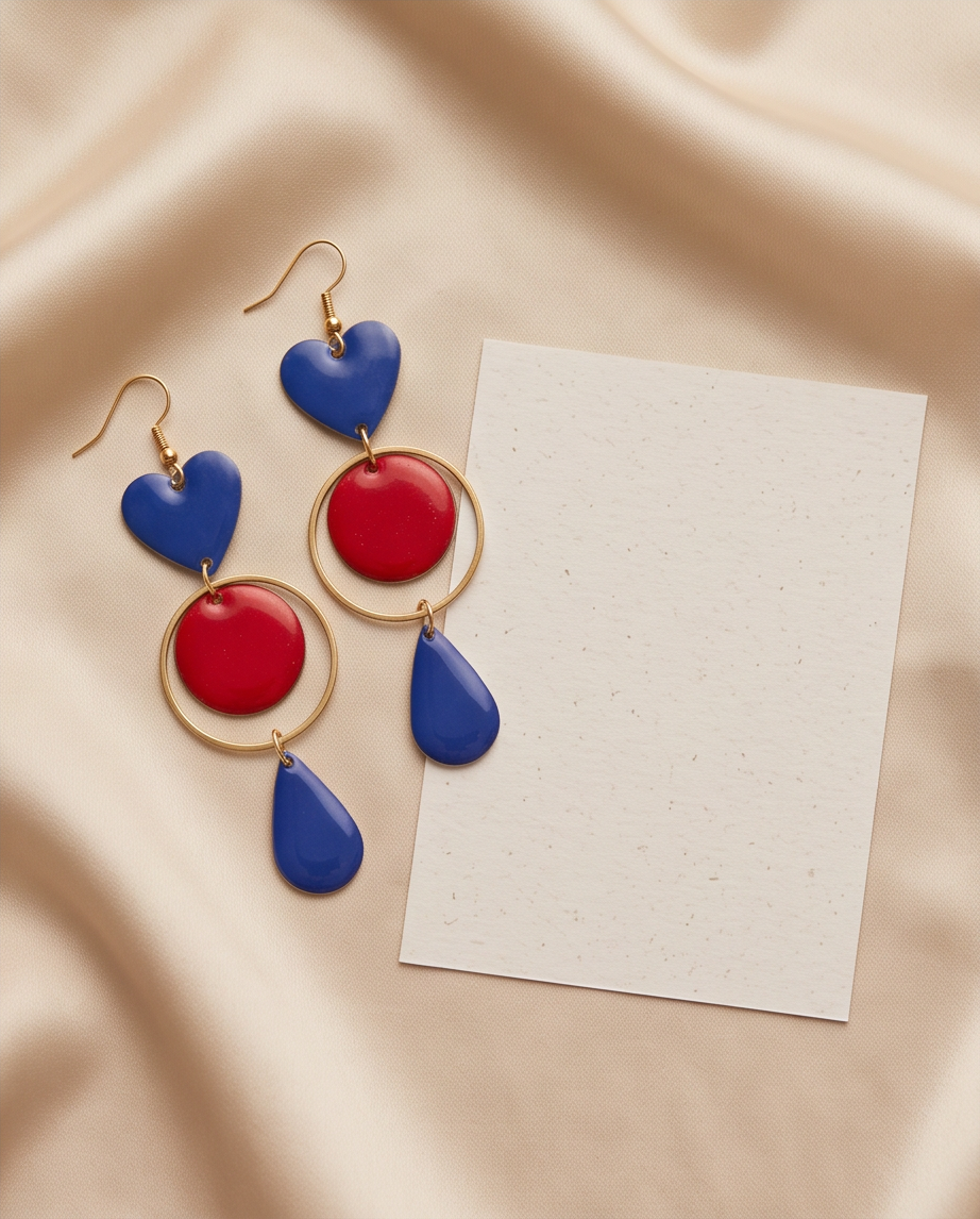 Boucles d'oreilles tendance barbara