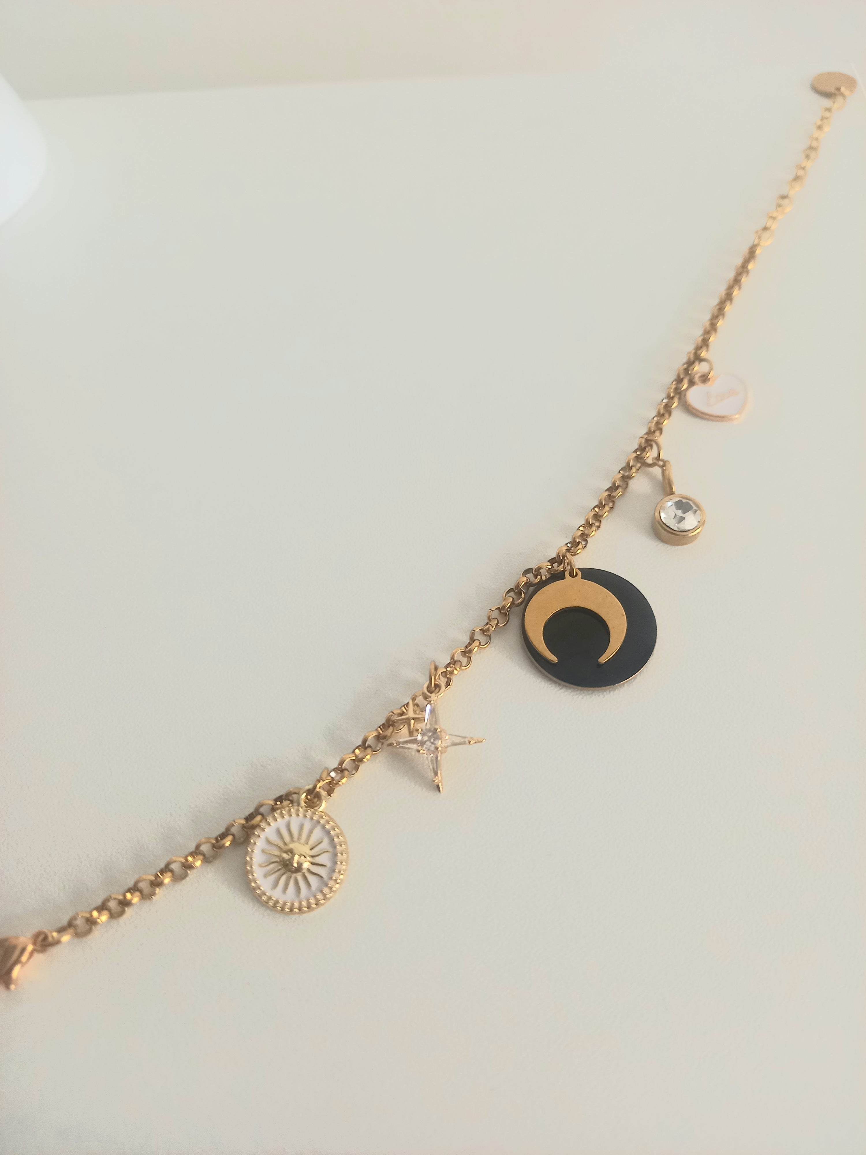 Bracelet acier inoxydable luna