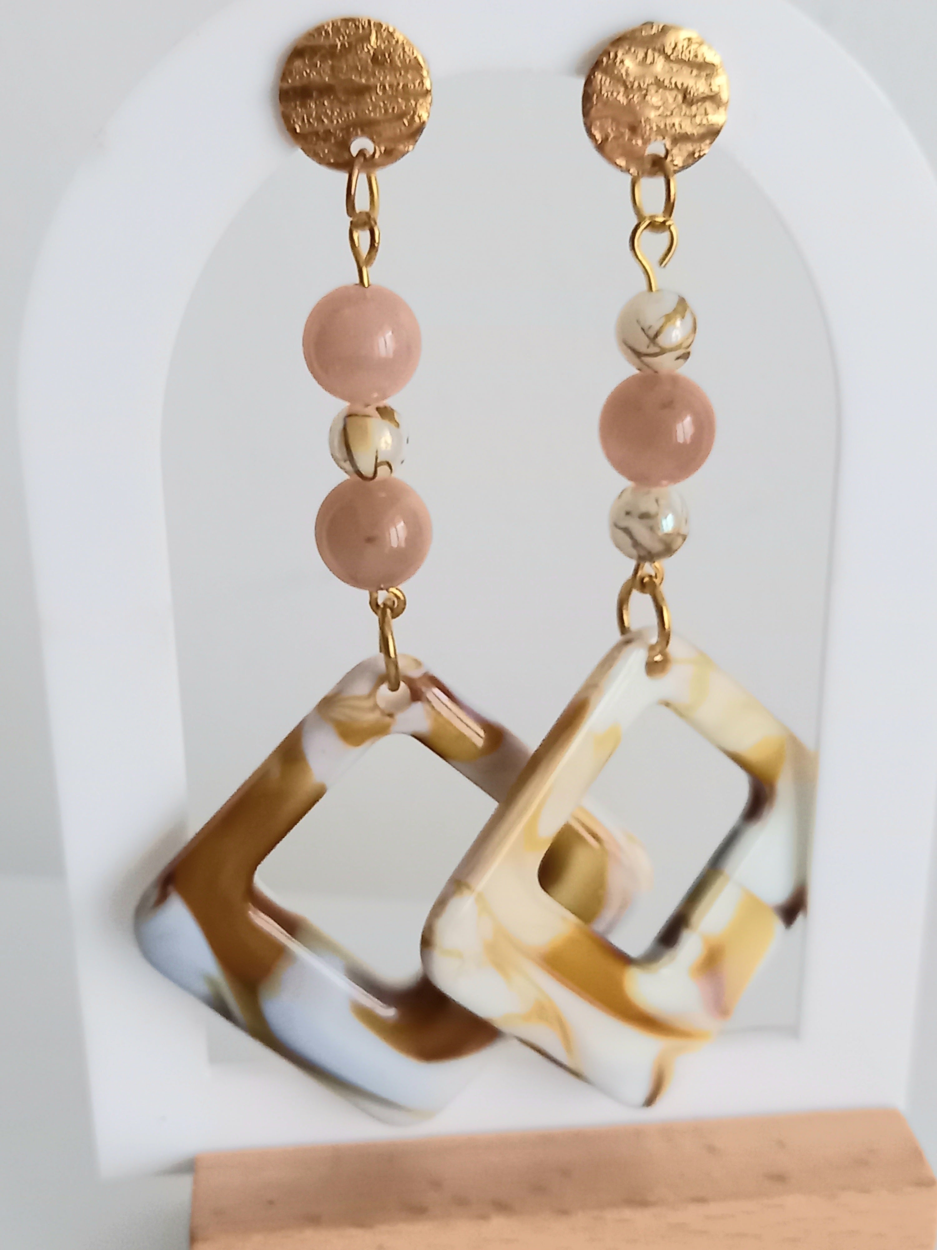 Boucles d'oreilles originales cinna